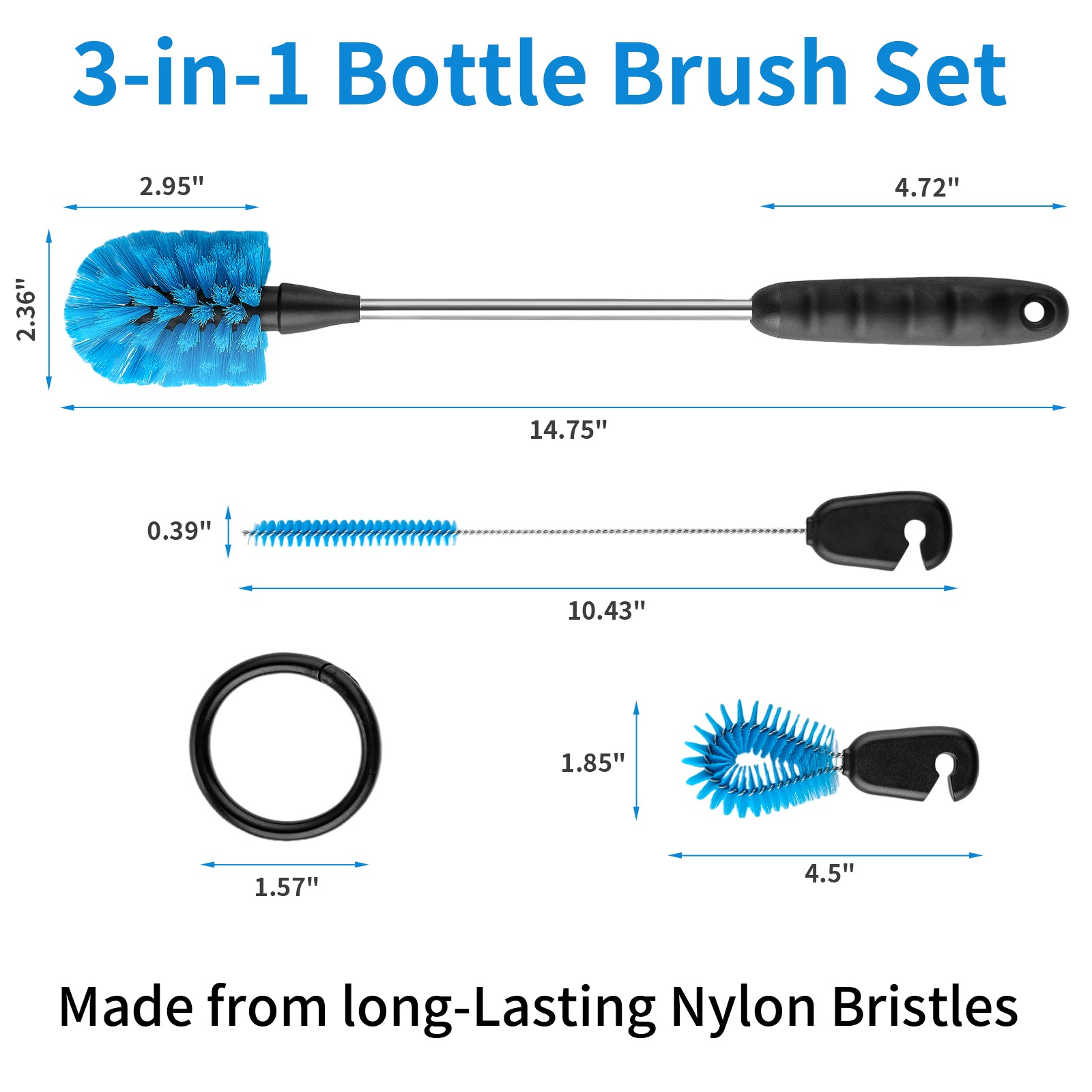 Bottle Brush Cleaner Set