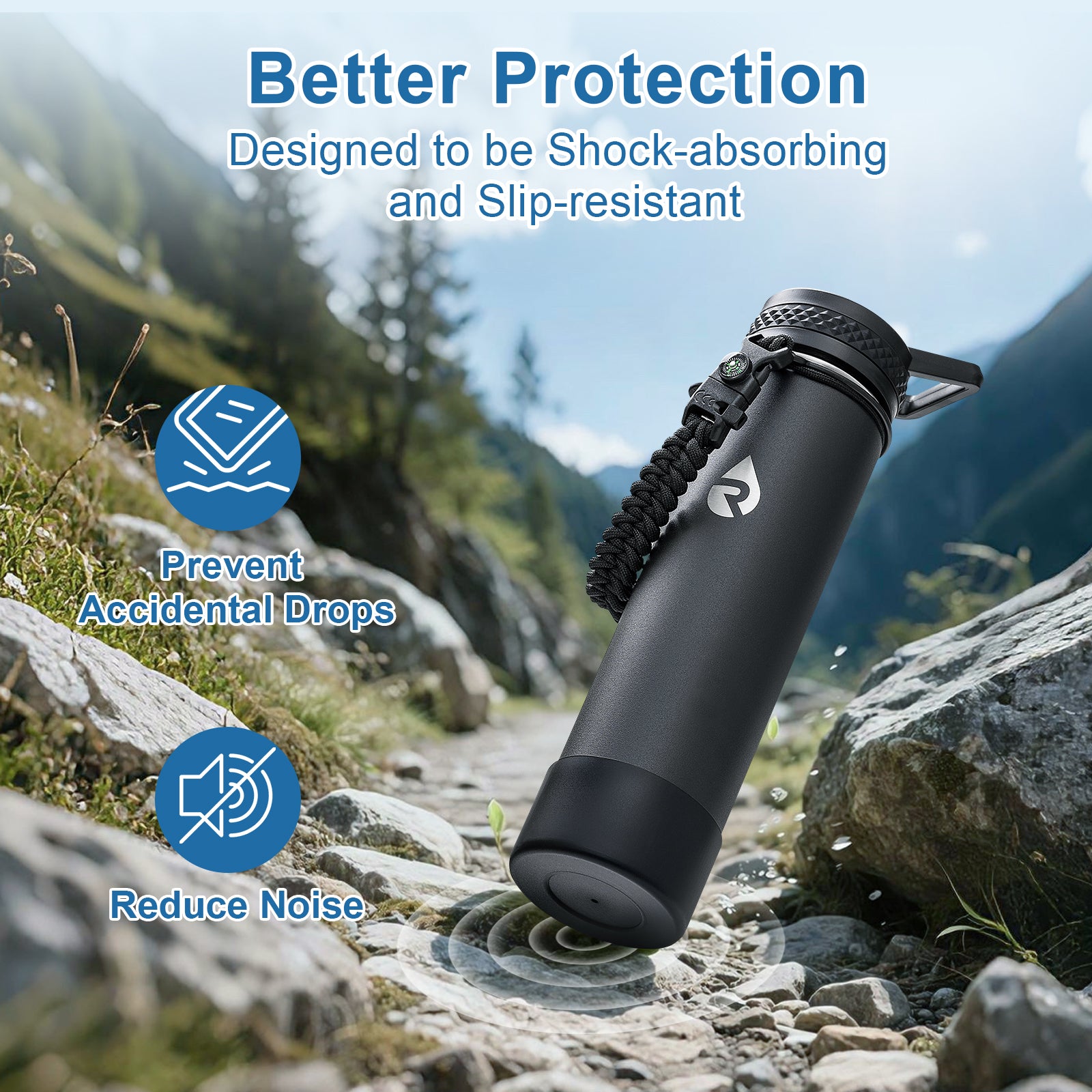 2PCS Silicone Water Bottle Boot