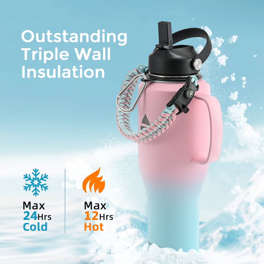 Insulated Water Tumbler with handle