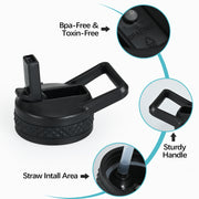 Straw Lid for Hydro Wide Mouth Flask
