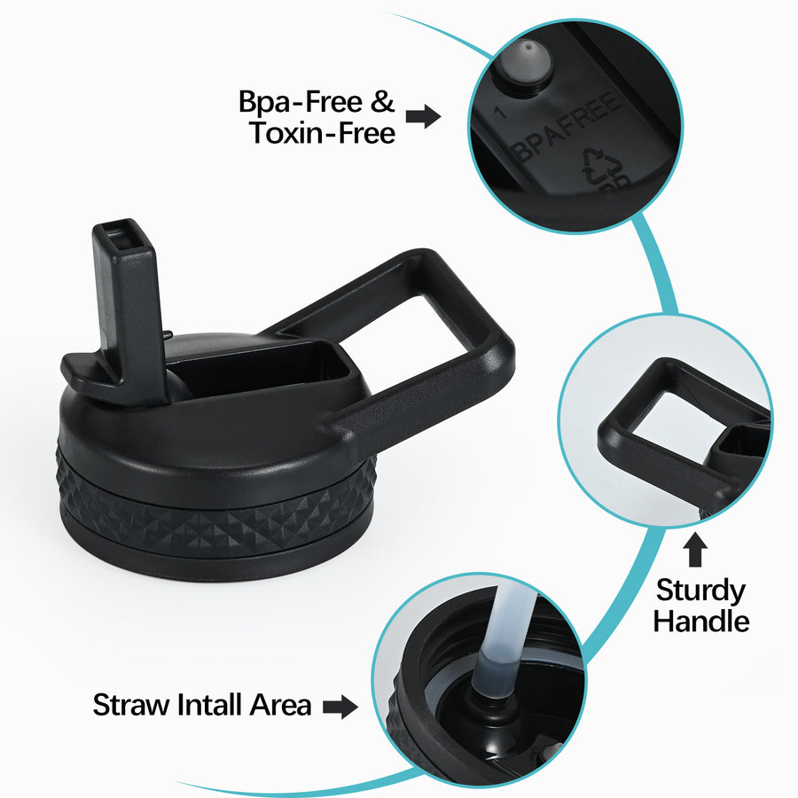 Straw Lid for Hydro Wide Mouth Flask