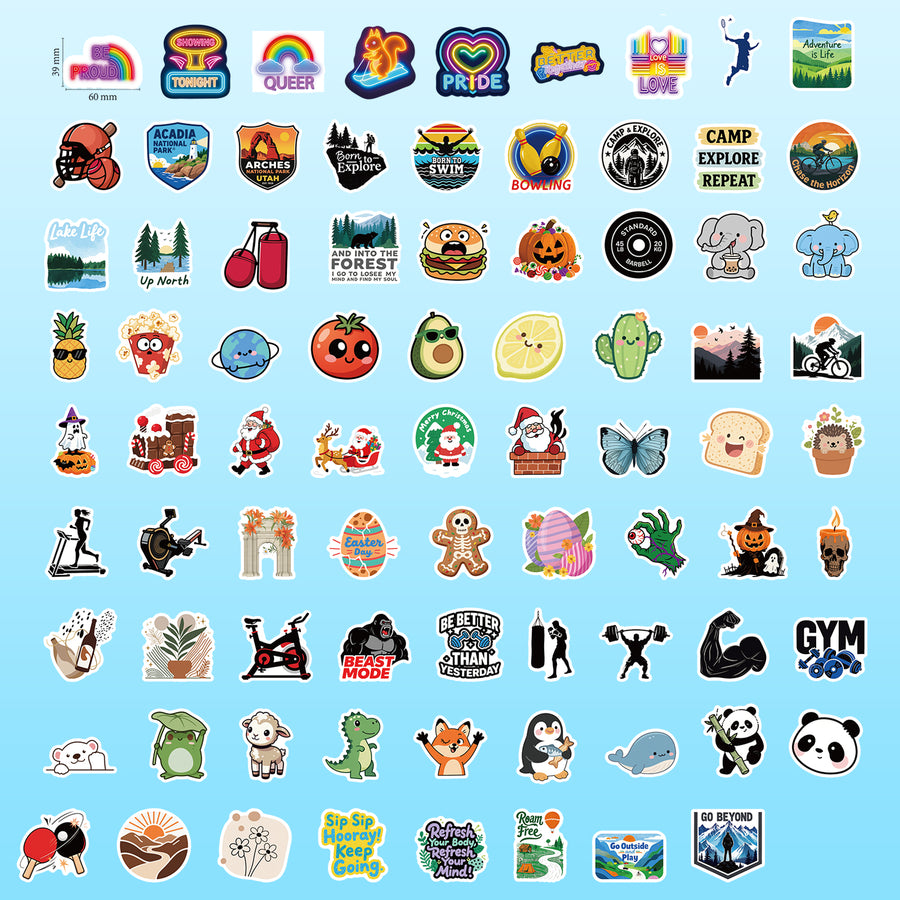 Waterproof Vinyl Stickers