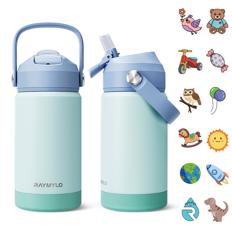 RAYMYLO 12oz Kids Insulated Water Bottle