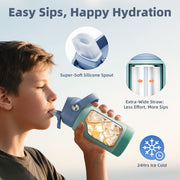 RAYMYLO 12oz Kids Insulated Water Bottle