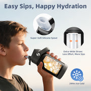 RAYMYLO 12oz Kids Insulated Water Bottle