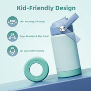 RAYMYLO 12oz Kids Insulated Water Bottle