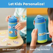RAYMYLO 12oz Kids Insulated Water Bottle